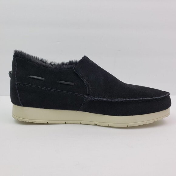 NEW Sperry Moc Sider WR Mens Size 9.5 Black Suede Comfort Shoes STS23724 main image 5